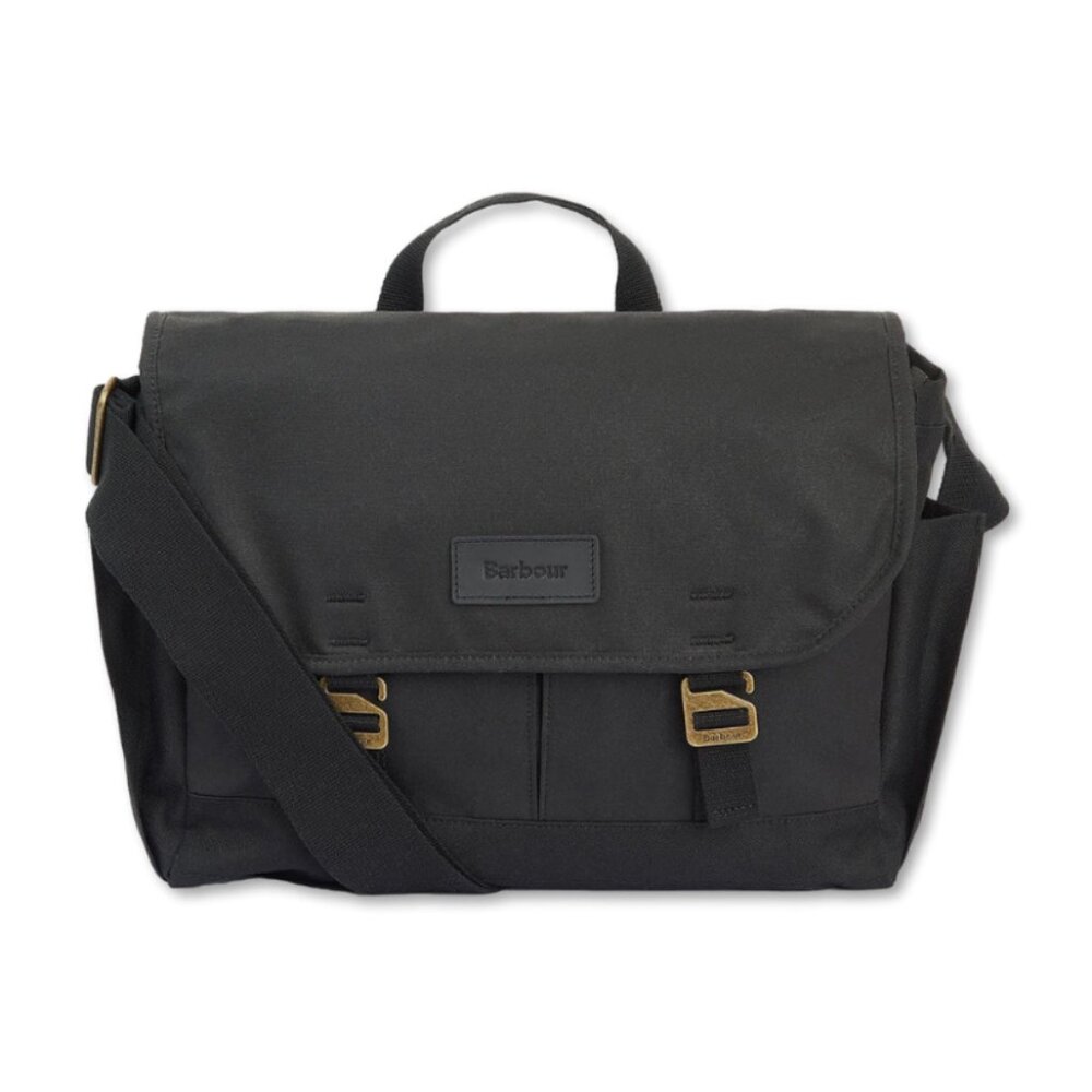 BARBOUR ESSENTIAL WAX MESSENGER BAG